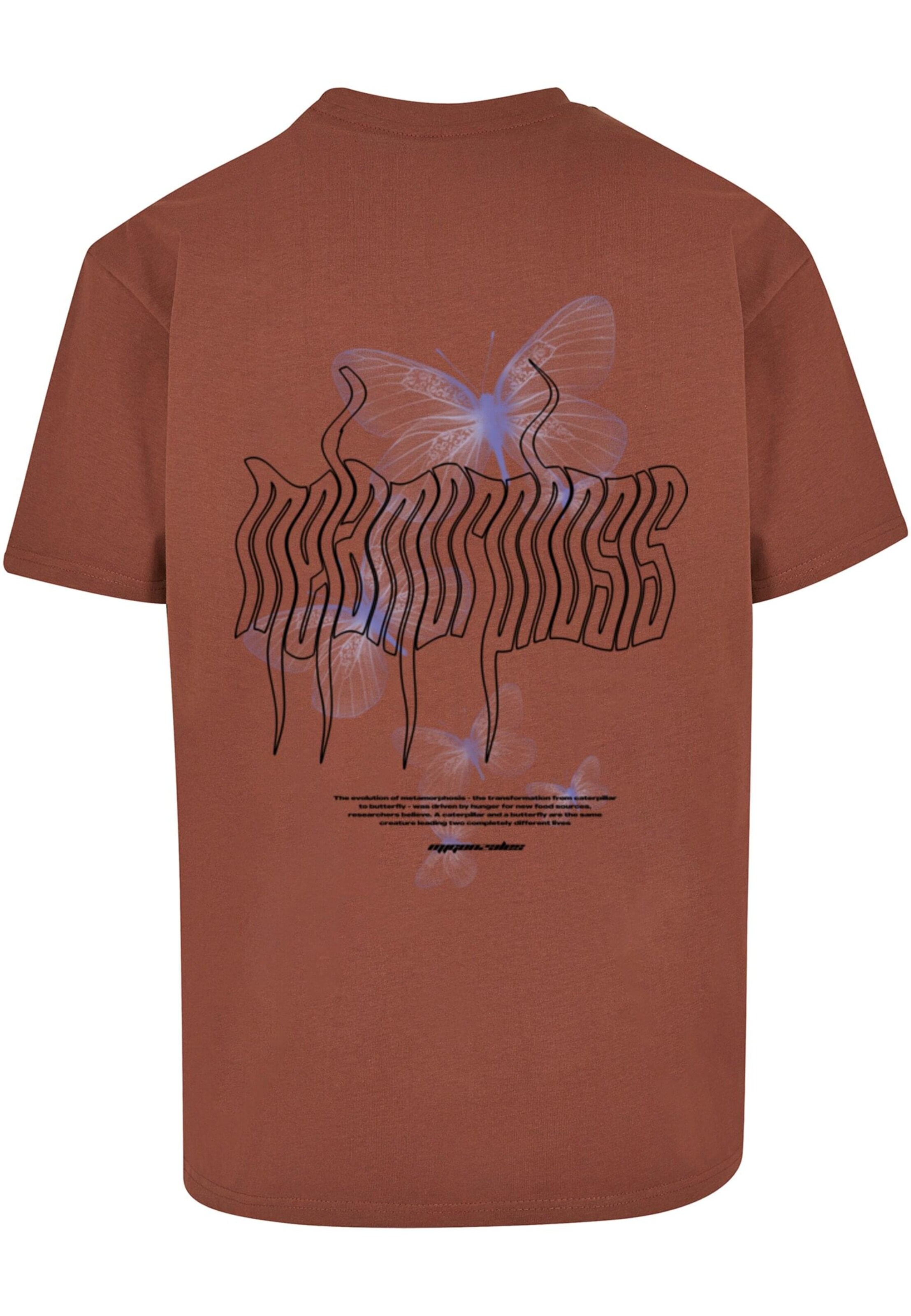 MJ Gonzales Tričko 'Metamorphose V.4' – hnědá