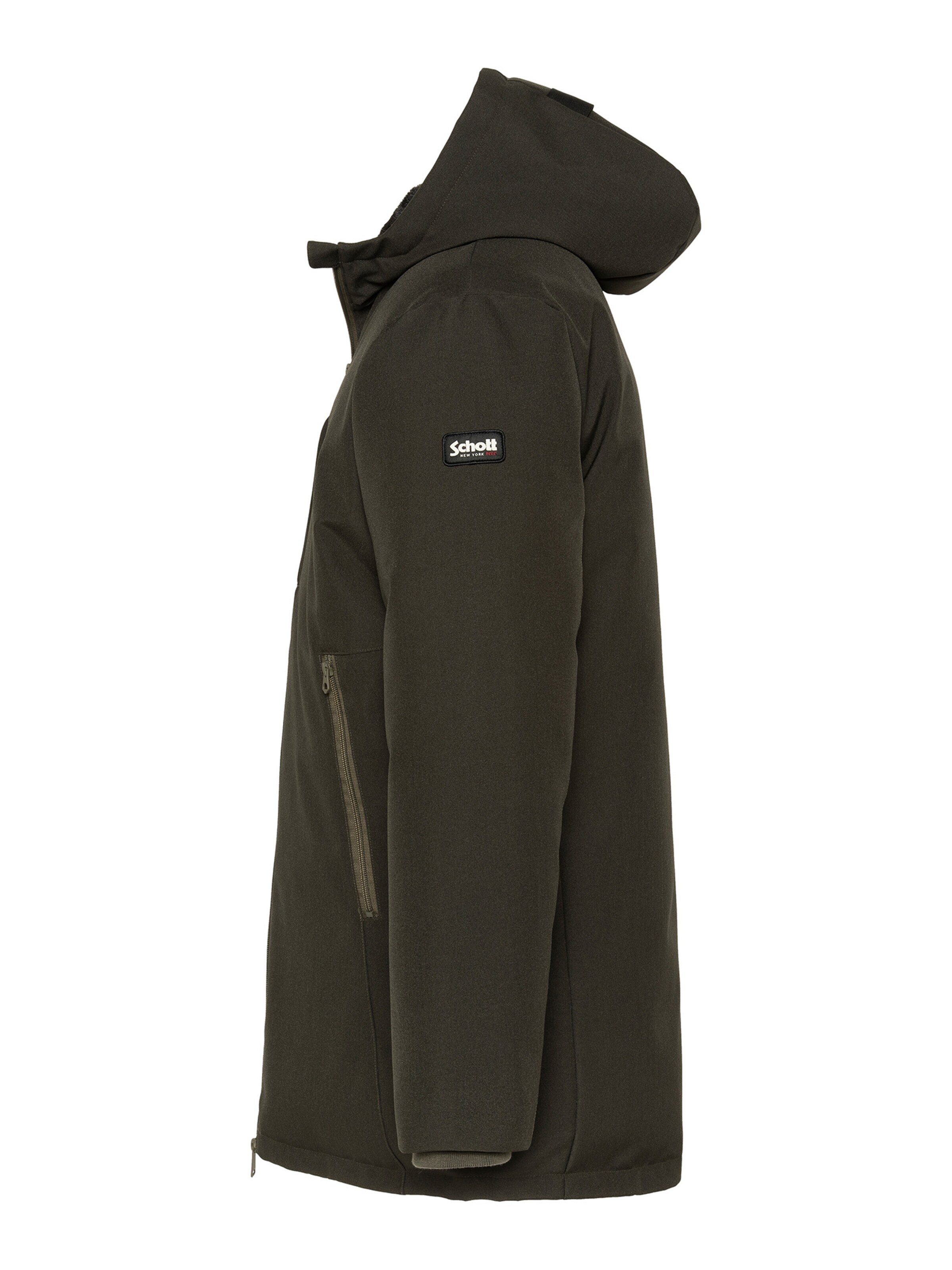 Manteau mi-saison Schott NYC en vert