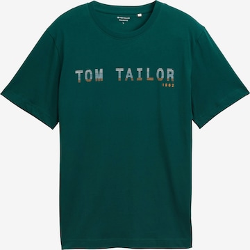 TOM TAILOR Shirt in Green: front