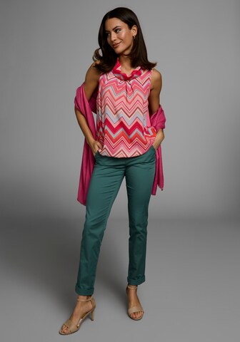 LAURA SCOTT Blouse in Orange