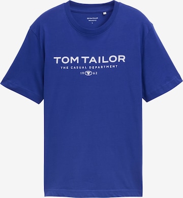 T-Shirt TOM TAILOR en bleu : devant