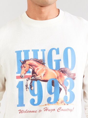 T-Shirt 'Nevalon' HUGO en blanc