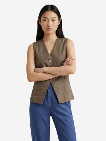 Gilet 'Onltila Life' di ONLY in verde: frontale