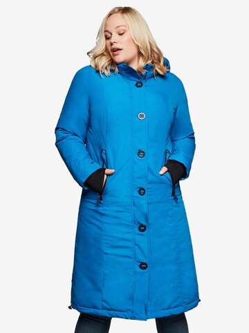 SHEEGO Between-Seasons Coat in Blue: front