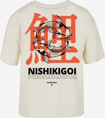 F4NT4STIC T-Shirt 'Nishikigoi Japan' in Beige