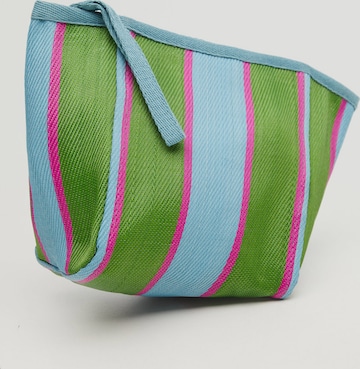 MANGO Cosmetic Bag 'FRIDAY' in Green: front