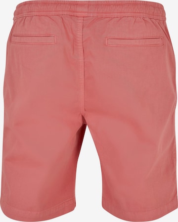 Urban Classics Regular Pants in Pink