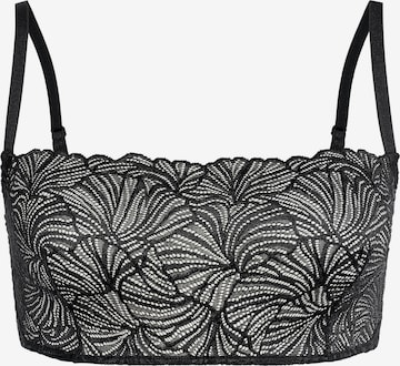 Erlich Textil BH in Schwarz: Vorderseite