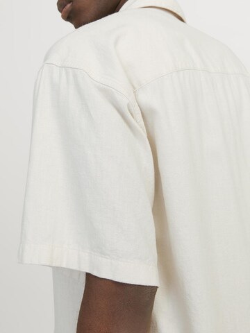 JACK & JONES - Ajuste confortable Camisa 'JORFaro' en beige