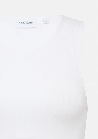 comma casual identity Top in Weiß