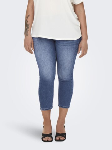 ONLY Carmakoma Slimfit Jeans 'WILLY' in Blauw: voorkant