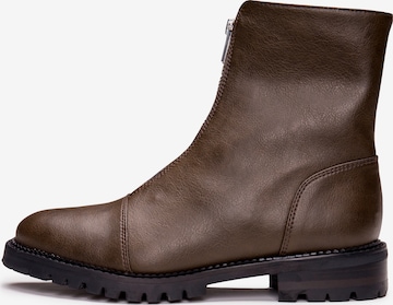 nae Vegan Shoes Bootie 'Tecla' in Green: front