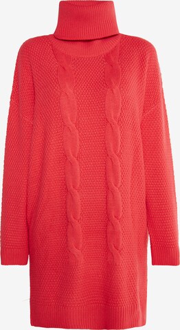 MYMO Knitted dress 'Biany' in Red: front