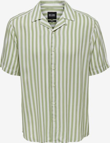 Chemise 'Wayne' Only & Sons en vert : devant