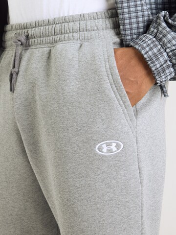 UNDER ARMOUR - regular Pantalón deportivo 'UA Rival Flc' en gris