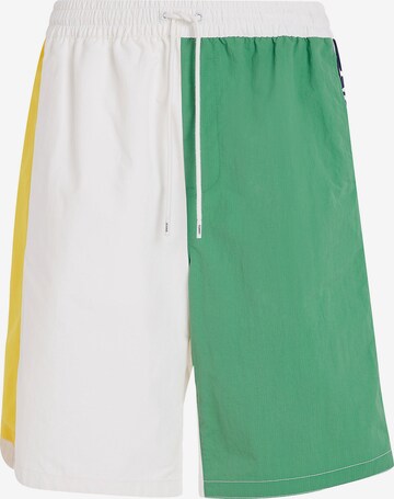 Tommy Jeans Regular Trousers in Green: front