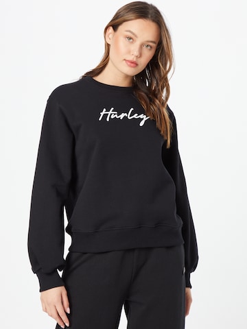 Hurley Αθλητική μπλούζα φούτερ σε μαύρο: μπροστά