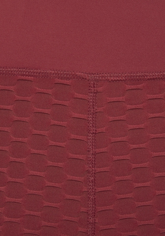 VIVANCE Skinny Sportsbukser i rød