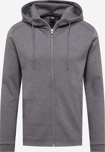 BOSS ATHLEISURE Zip-Up Hoodie 'Saggy' in mottled grey, Item view