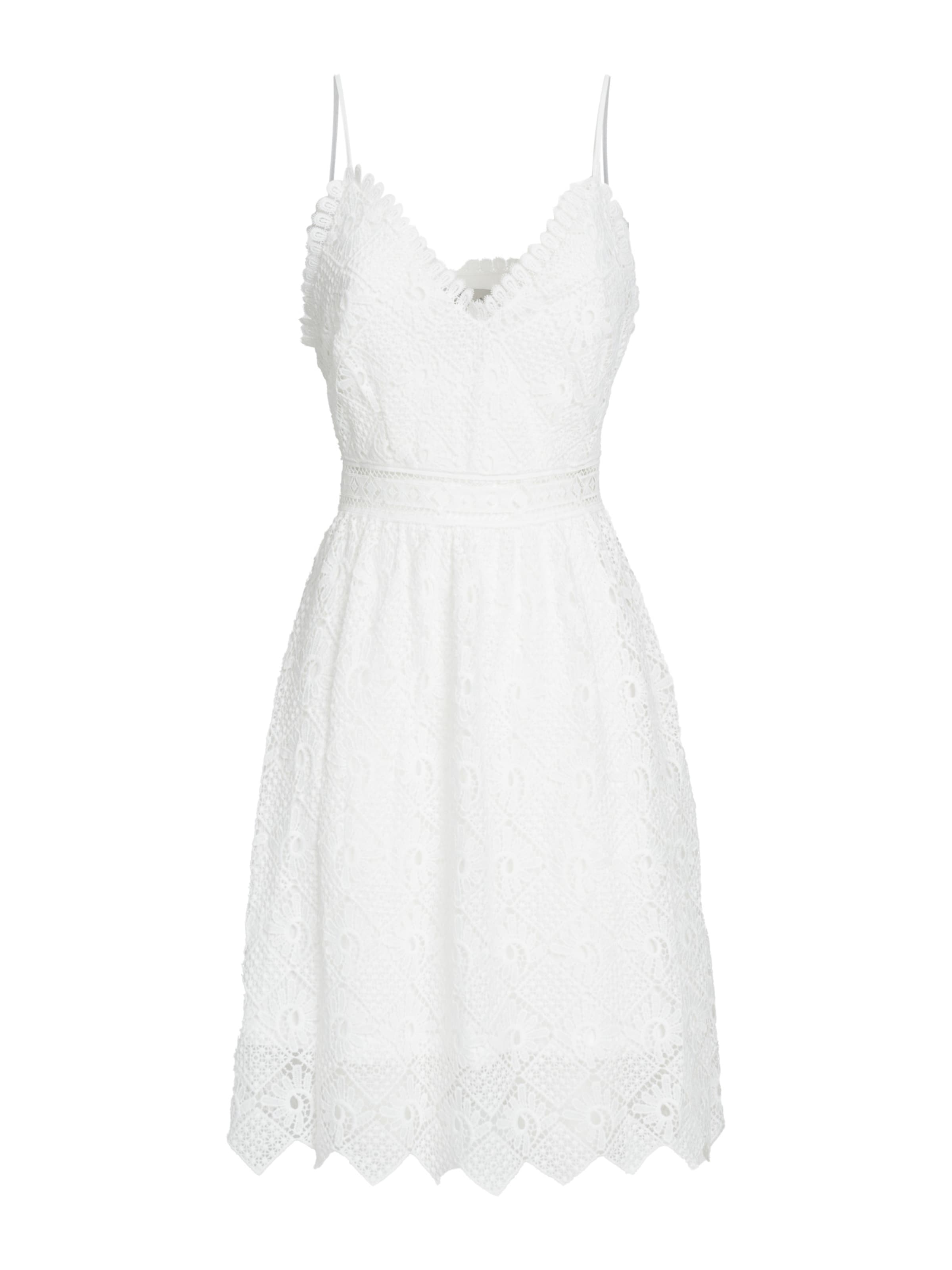 Influencer Сарафан в Белый: спереди