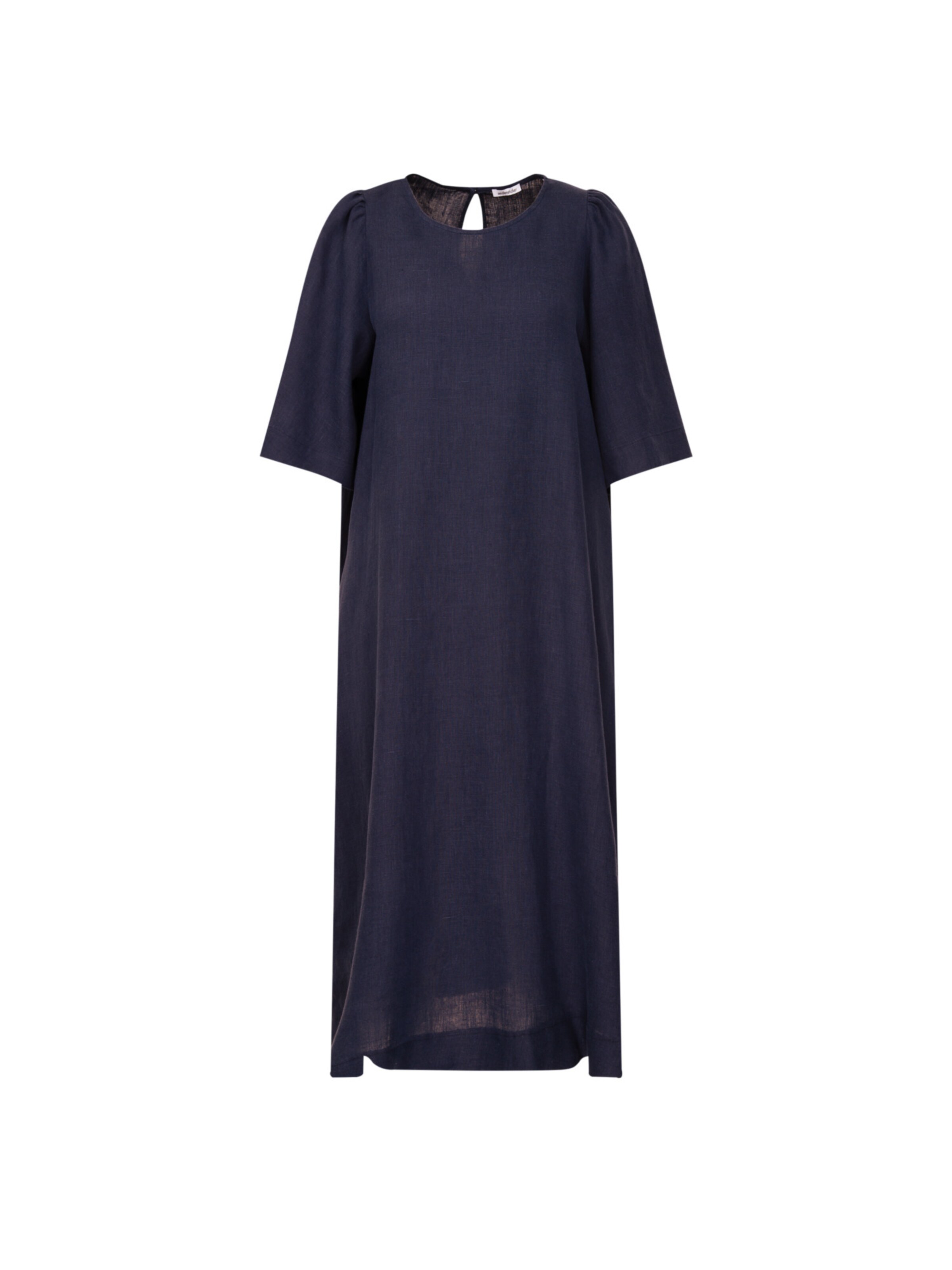 SEIDENSTICKER Kleid 'Schwarze Rose' in Blau: Vorderseite