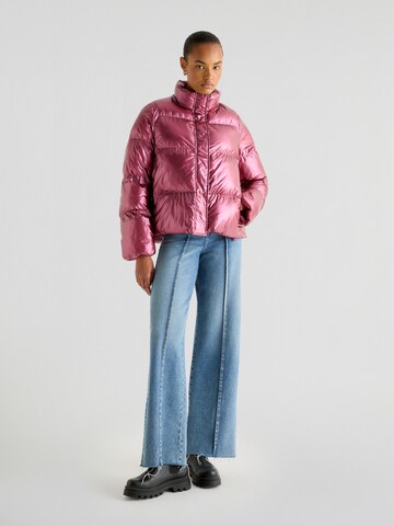 Veste mi-saison Scalpers en rose : devant