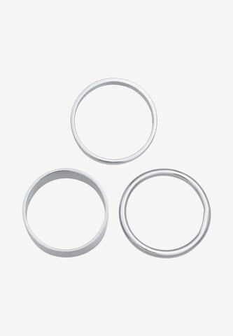 ELLI Ring Wide Ring 'Ring Set' in Silber