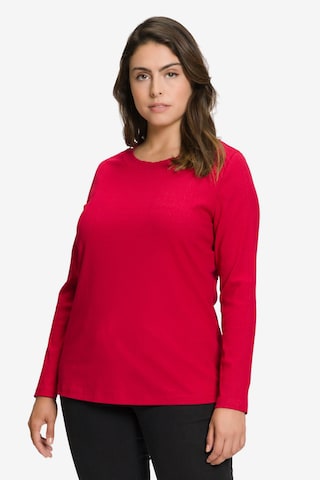 T-shirt Ulla Popken en rouge : devant