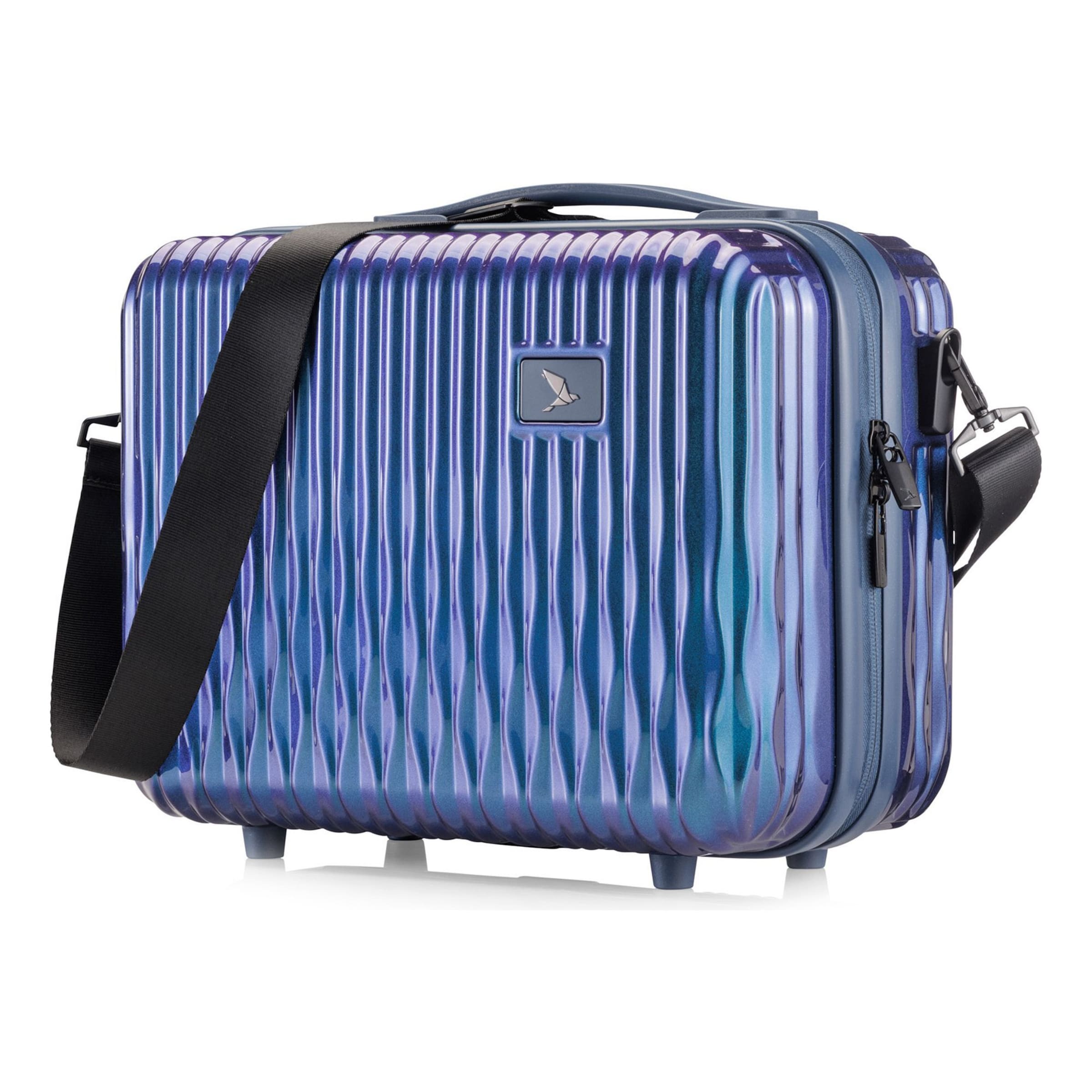 Nécessaire 'Flow' di Pack Easy in blu: frontale