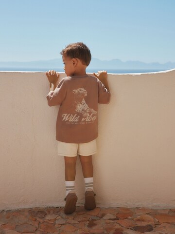 T-Shirt Next en marron