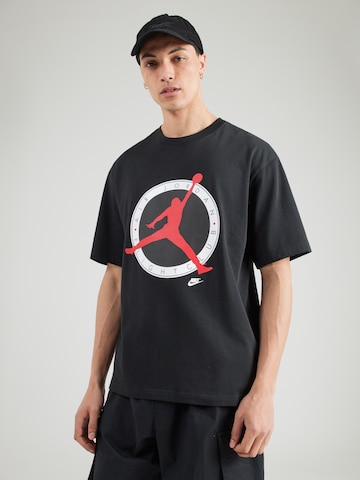 Jordan Tričko 'FLT CLB' – černá: přední strana