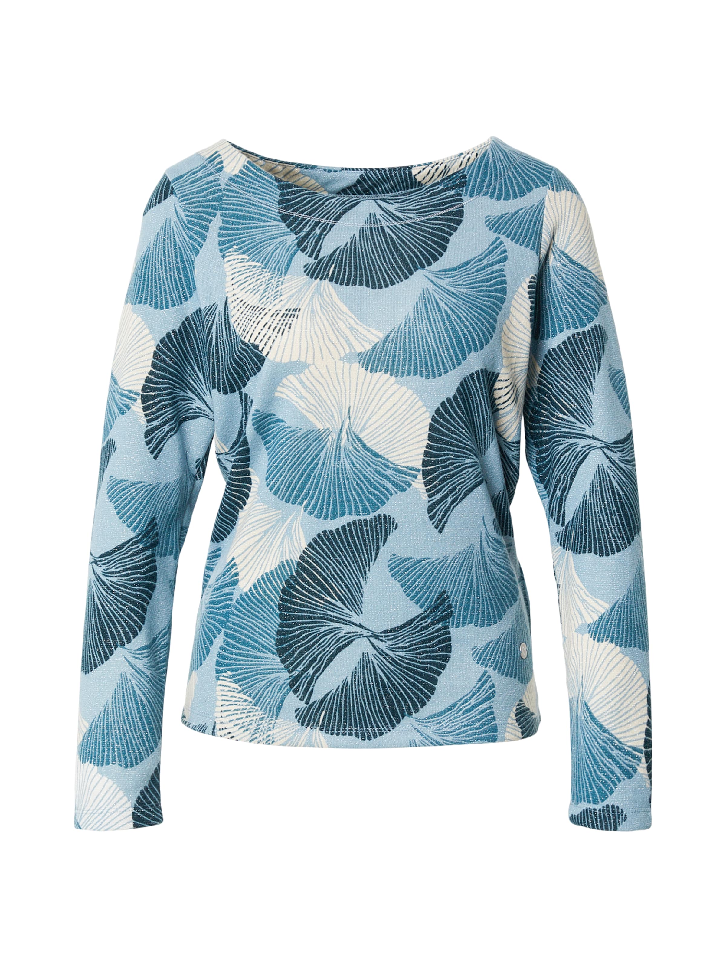 Maglietta 'Fi44ala' di ZABAIONE in blu: frontale