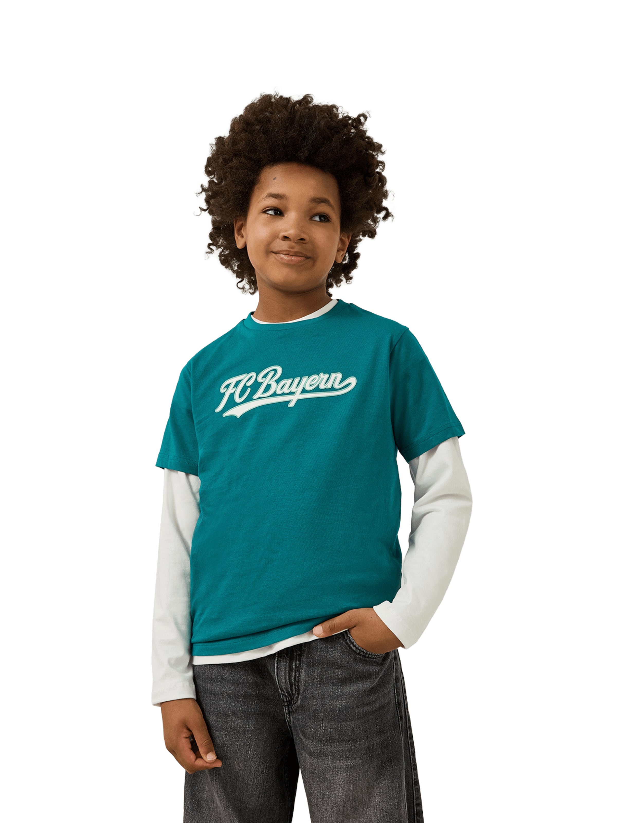 FC BAYERN MÜNCHEN Shirt in Green: front