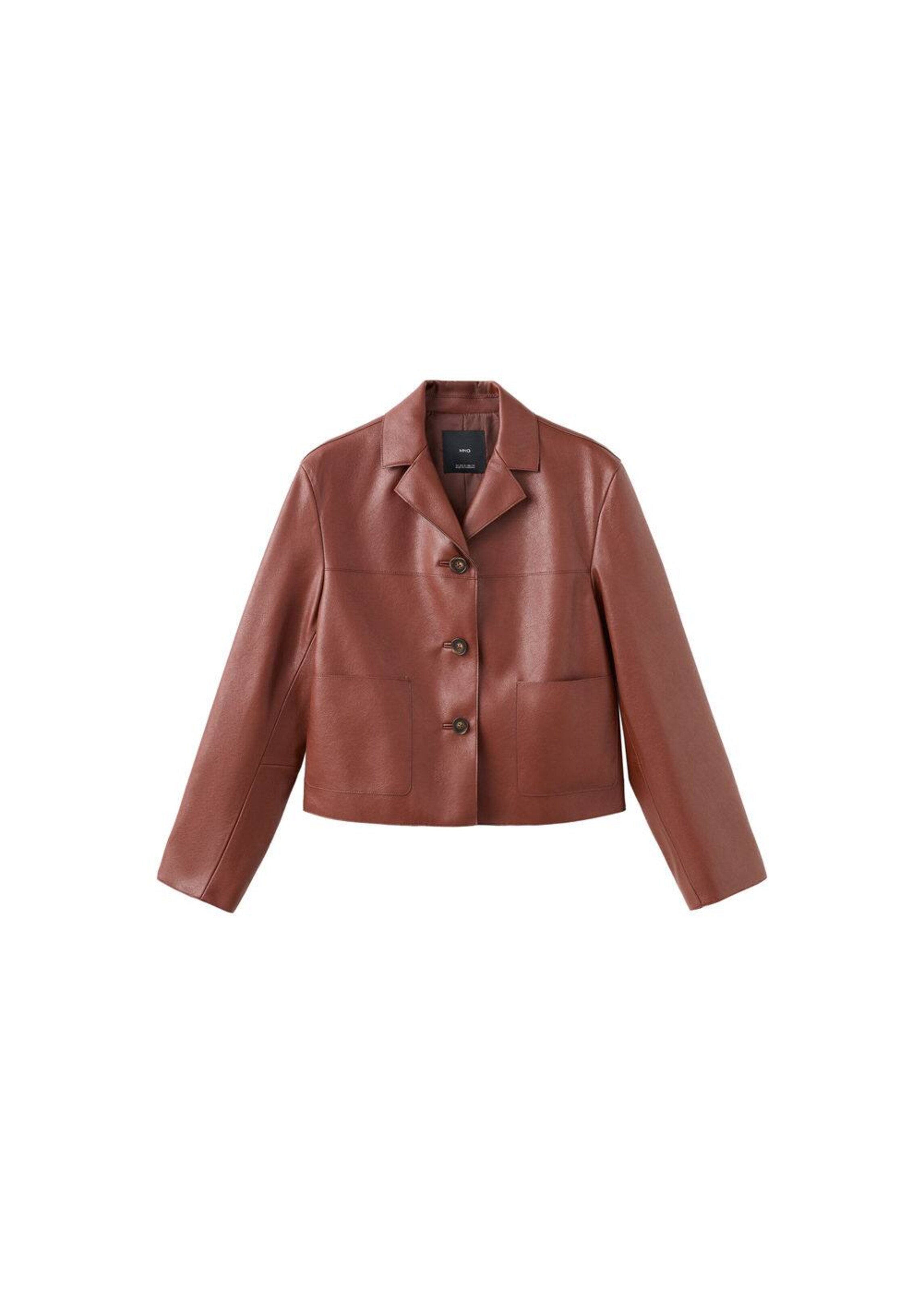 MANGO Between-Season Jacket 'Sabi' in Brown: front