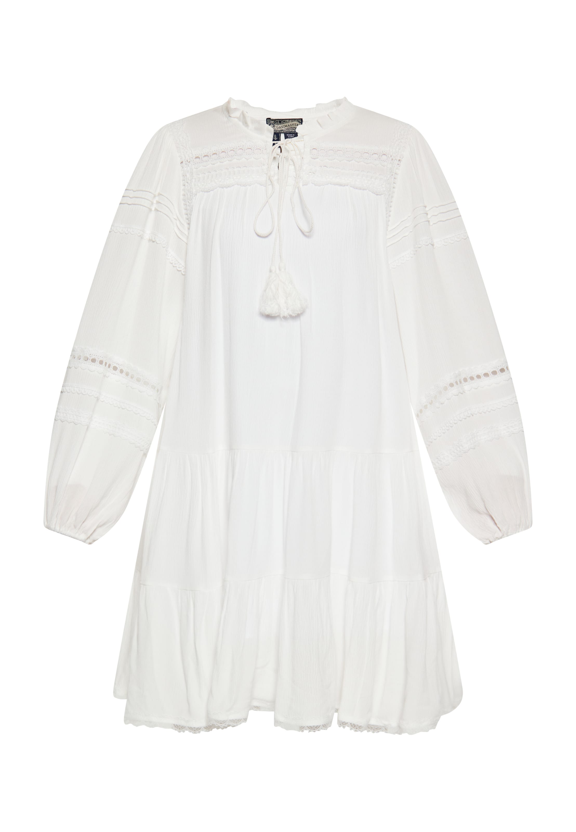 Rochie de vară de la DreiMaster Vintage pe alb: față