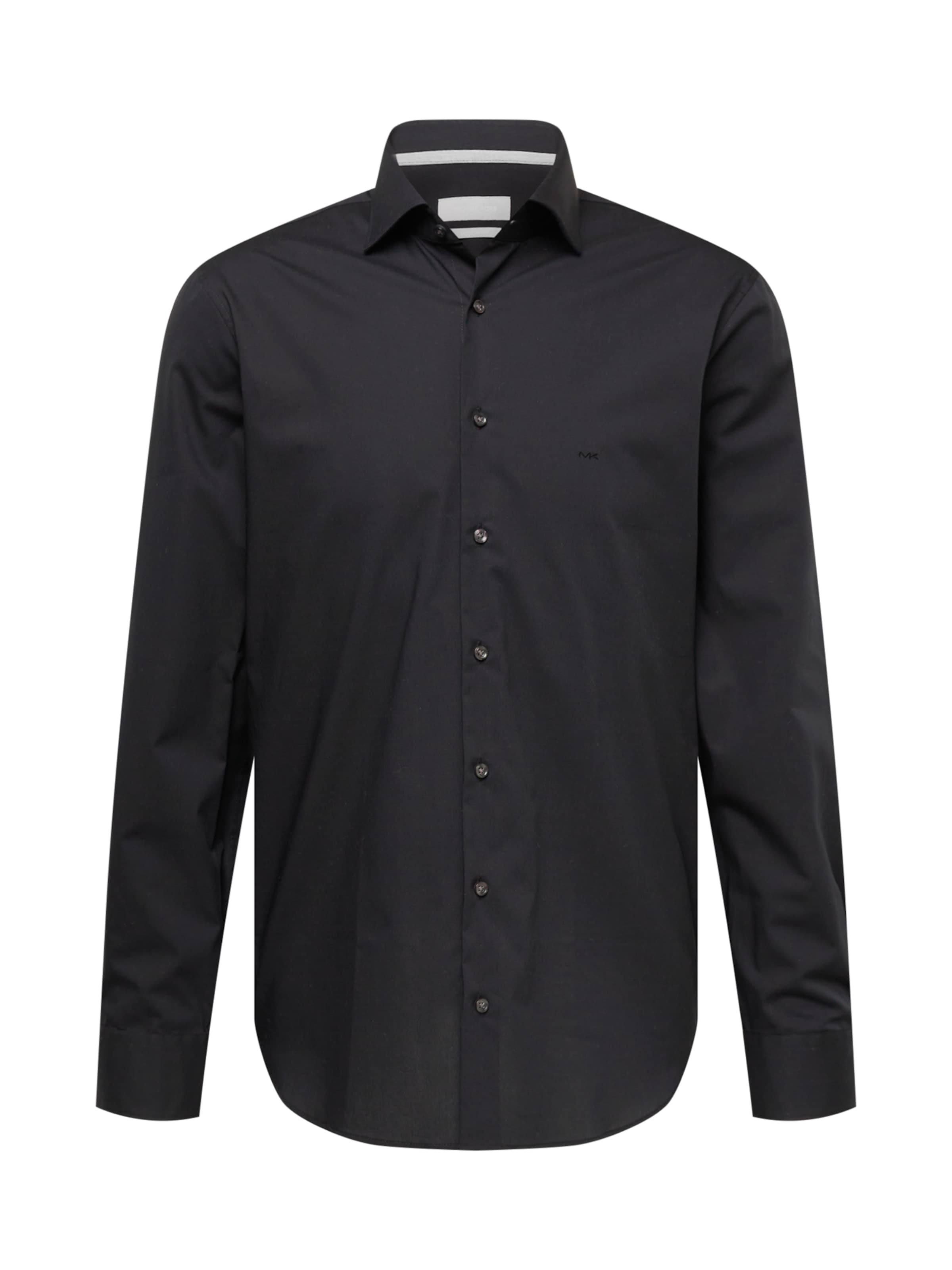 Michael Kors Regularny krój Koszula biznesowa w kolorze czarny: przód
