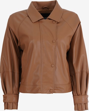 FRESHLIONS Between-Season Jacket 'Mina' in Brown: front