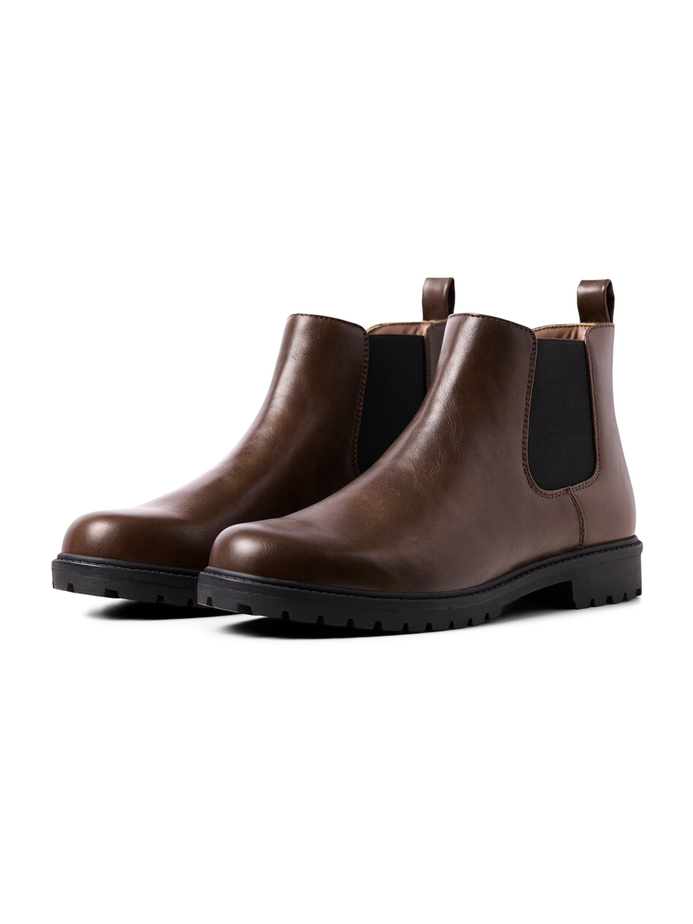 JACK & JONES Chelsea Boots 'JFWDUNELAND' in Brown
