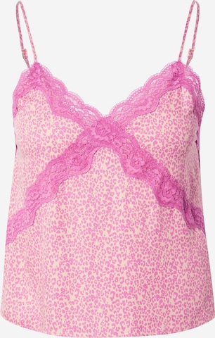 Chemise de nuit Hunkemöller en rose : devant