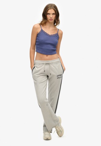 Superdry Flared Broek 'Essentials' in Grijs