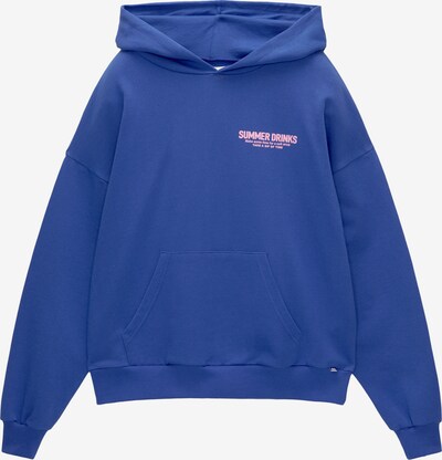 Pull&Bear Sweatshirt in kobaltblau / rosa, Produktansicht