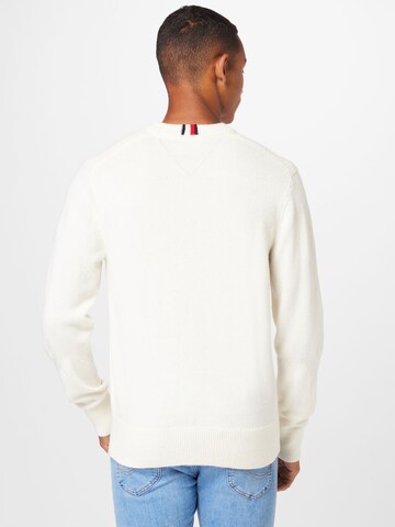 TOMMY HILFIGER Pullover in Weiß