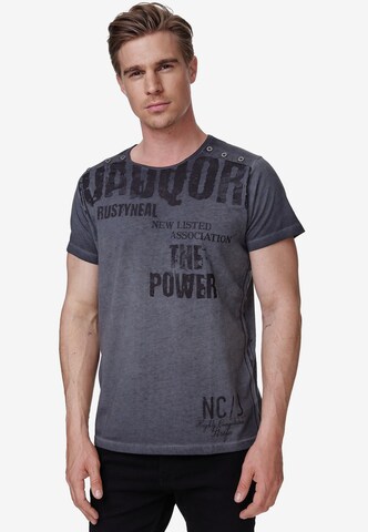 Rusty Neal Shirt in Grey: front