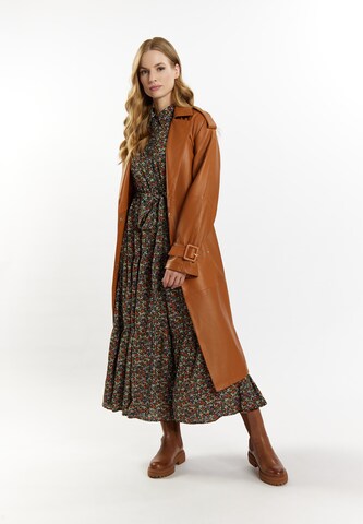 Manteau mi-saison DreiMaster Vintage en marron