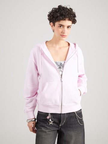 Calvin Klein Jeans Sweatjacke in Pink: Vorderseite