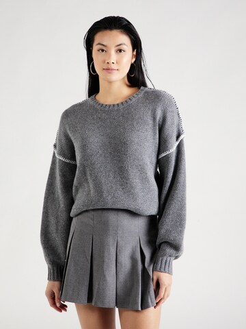 Pull-over UNITED COLORS OF BENETTON en gris : devant