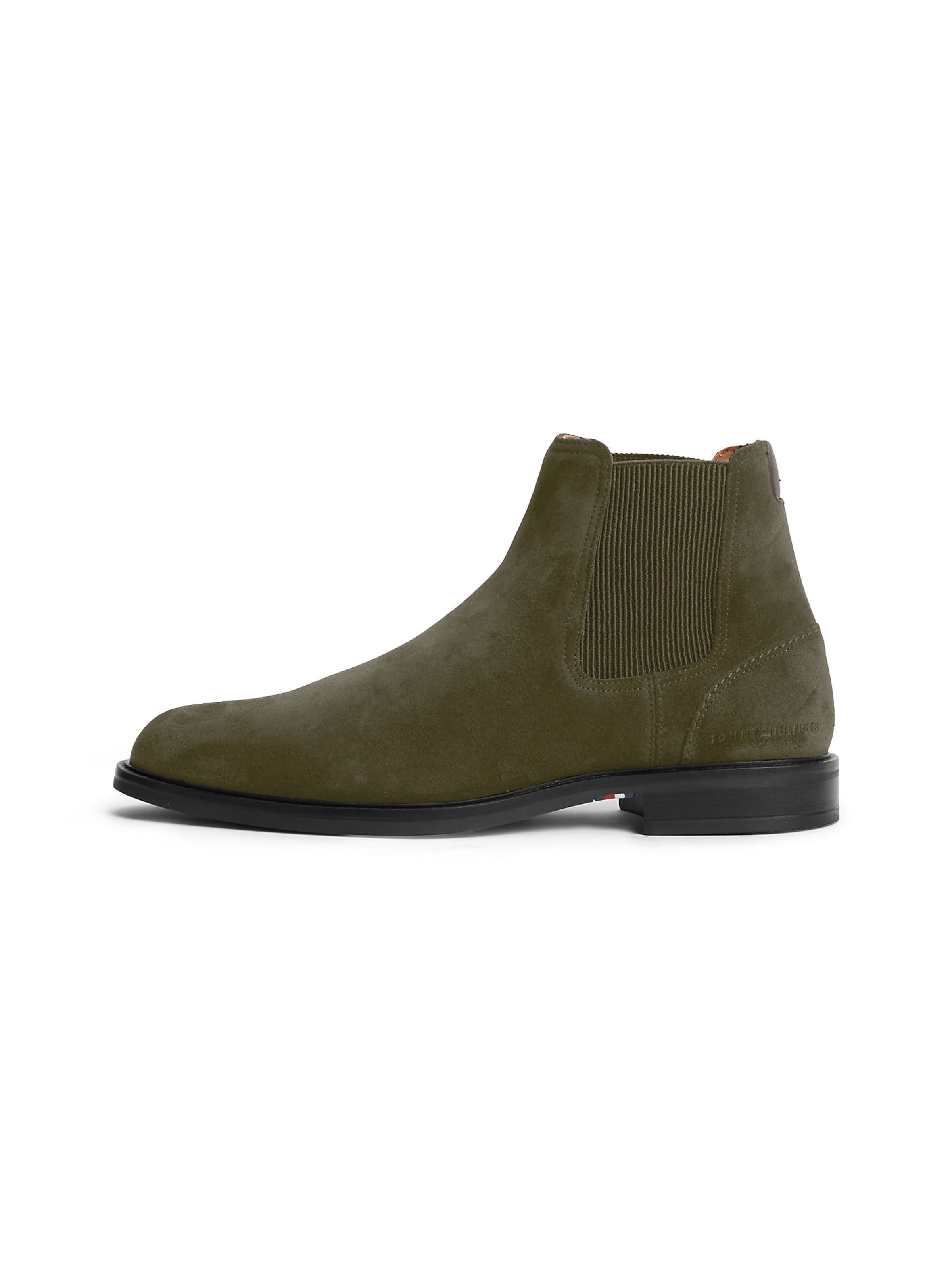 TOMMY HILFIGER Chelsea boots in Groen: voorkant