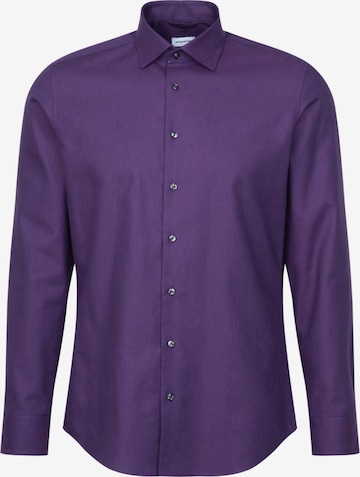 SEIDENSTICKER Business Shirt in Purple: front