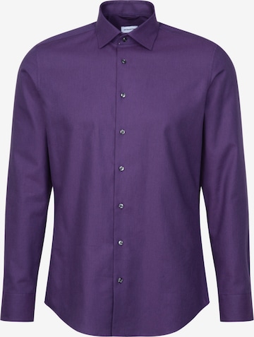 Chemise business SEIDENSTICKER en violet : devant