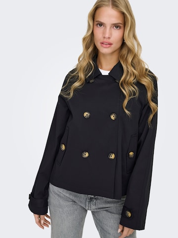 Manteau mi-saison 'ONLJuliane' ONLY en noir : devant